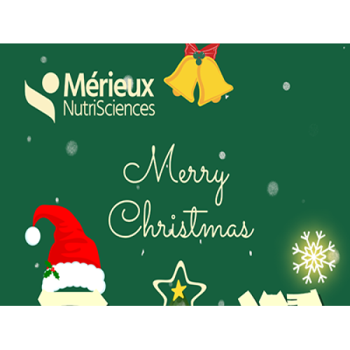 Merieux Nutritional Sciences Groupは、すべてのパートナー、顧客、友人に非常に幸せなクリスマスを願っています！