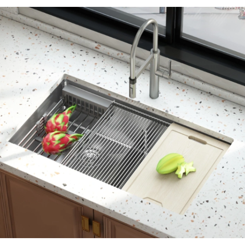 The surface treatment method of the kitchen stainless steel sink