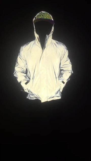 Men full reflective jacket hip hop windbreaker without any logos womens and mens hoodies plus size jackets and coats