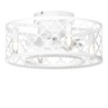 18 Inch Flush Mount LED Ceiling Fan with Light and Remote1