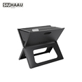 Portable Charcoal Grills Parrilla Folding Steel Barbecue Smoker BBQ For 3-5 People1