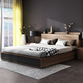 Furniture set can be raised and lowered adjustable wooden storage bed home furniture set popular design multifunctional bedroom1