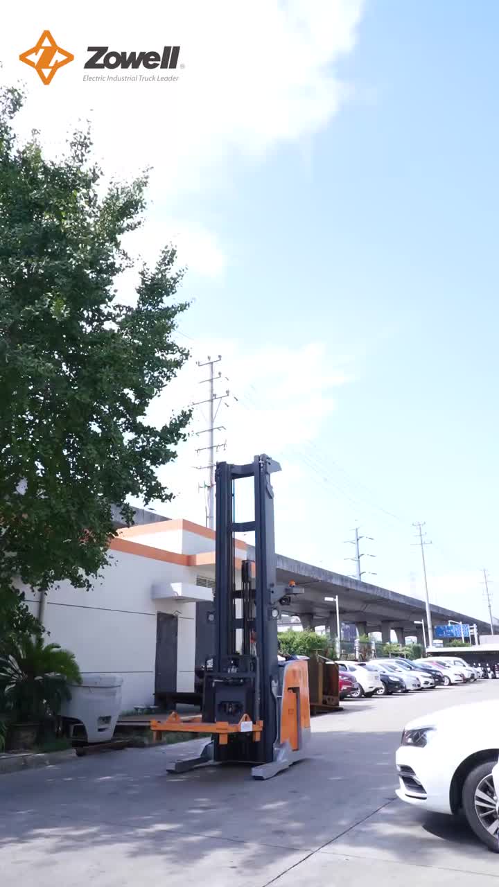 RRE15 double deep reach truck load capacity test