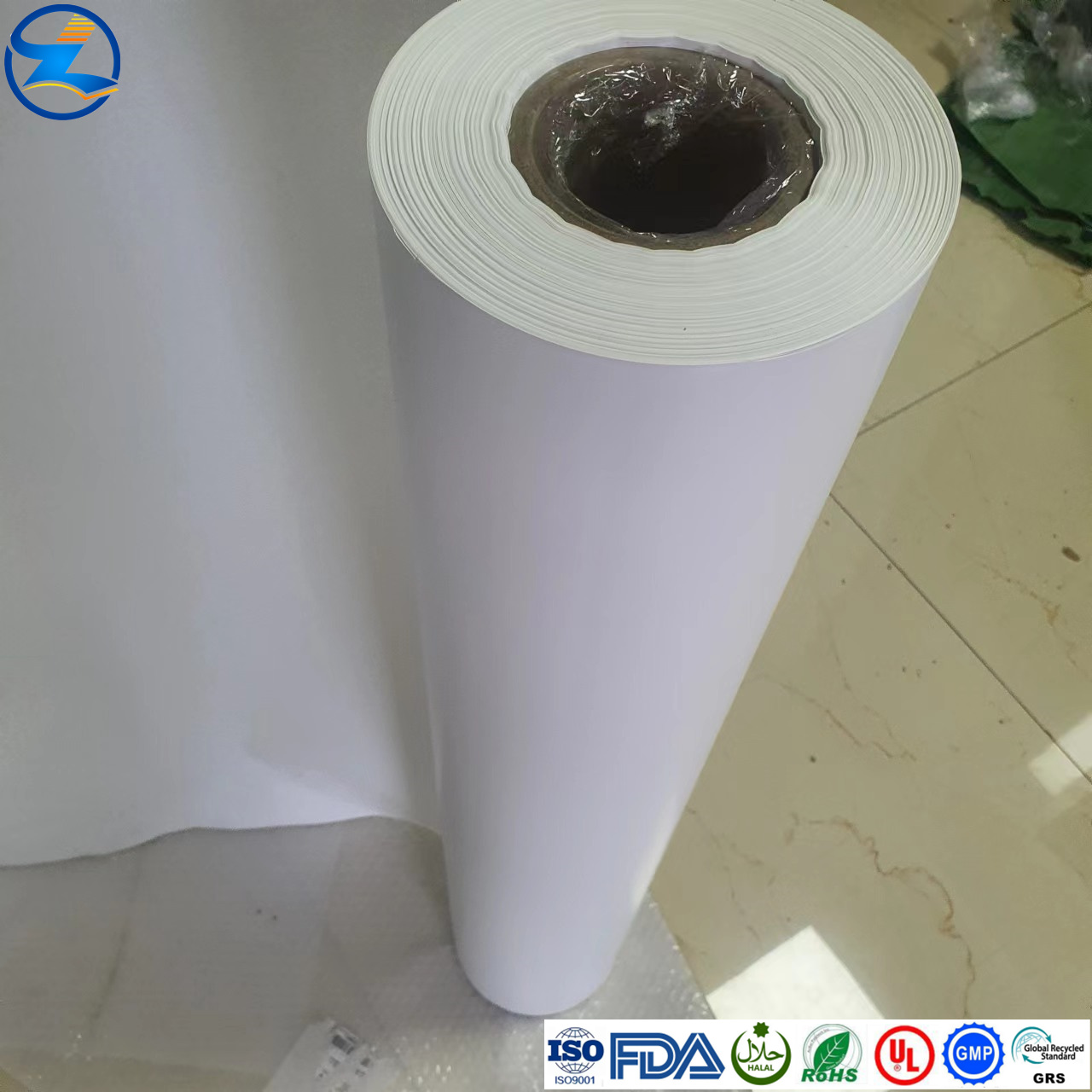 Rigid Porcelain White PVC Thermoplastic Laminating
