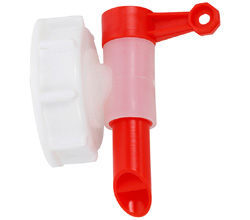 Aeroflow Breather Drum Dispensing Tap in Screw Lid DIN 61mm Plastic Spigot Faucet