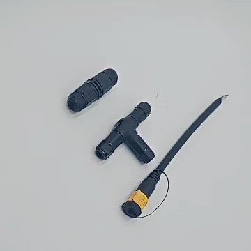 M12 M16 T Type Male to Male  Ip67 2 3 4 Pin Waterproof Connector1