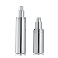 Recyclable 30ml & 50ml Airless Refillable Aluminum Containers with Pump - Silver1