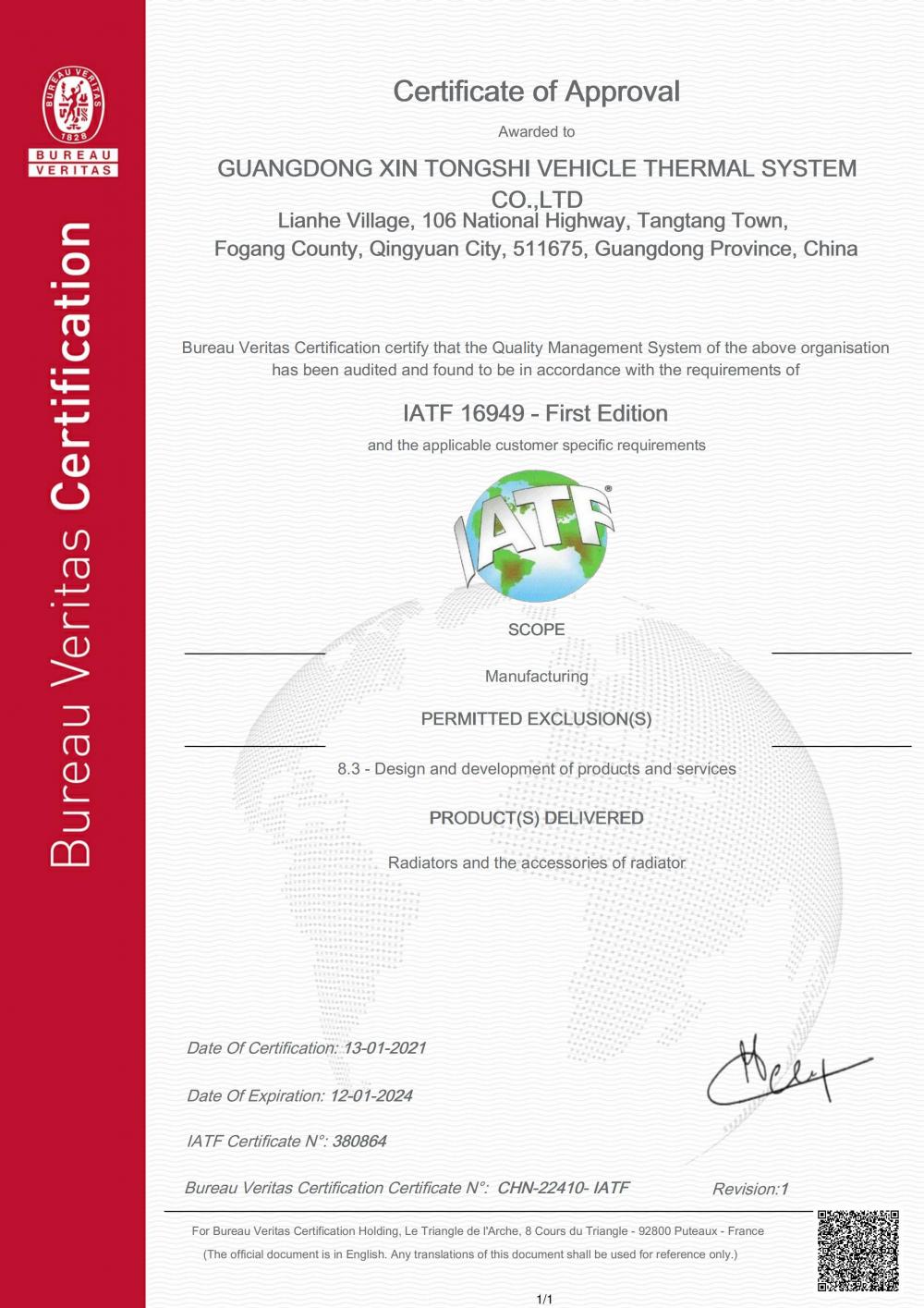 Bureau Veritas Certification