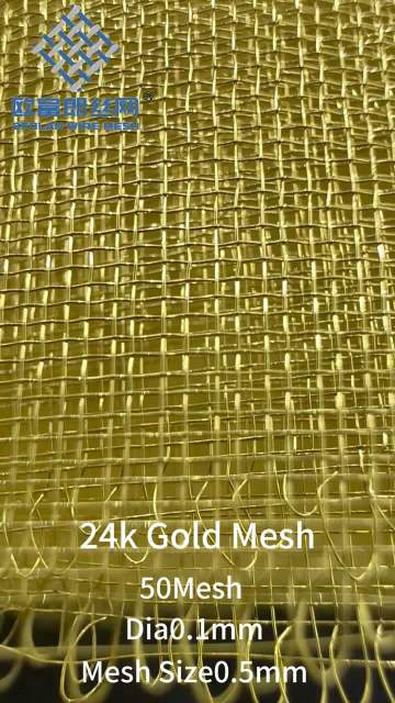 24k Gold Mesh