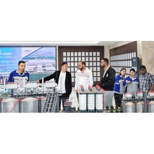 Замежныя кліенты з Індыі, Егіпта і Сірыі наведалі завод інтэлектуальнага абсталявання Zhongyu Dingli