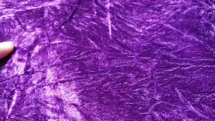 velvet fabric crumpled