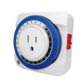 US Socket 24 Hour Heavy Duty Indoor Plug-in Mechanical Timer: Detailed Search Engine Title1