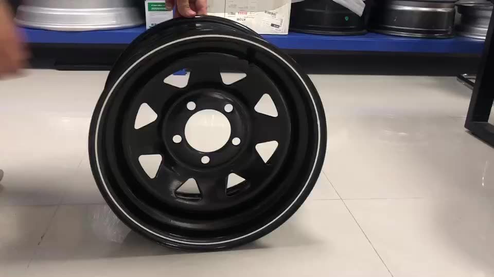 Автовальные детали 5 отверстий стальные диски 15x7 15x8 15x10 Offroad Steel Car Wheel Rims1