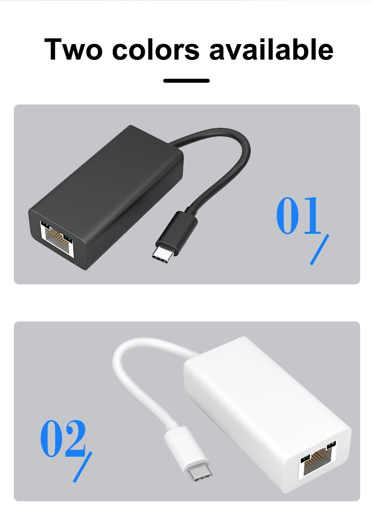 Thunderbolt 3/Type-C Gigabit Ethernet LAN Network Adapter