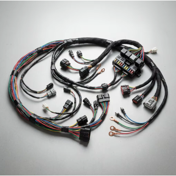 What is the function of wiring harnesses in a car?