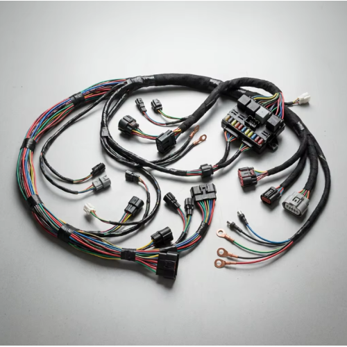 What is the function of wiring harnesses in a car?