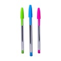 Retractable Ballpoint Pen with Plastic Color Barrel1