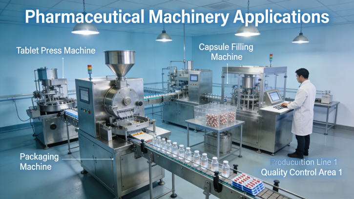 کاربرد ماشین آلات دارویی