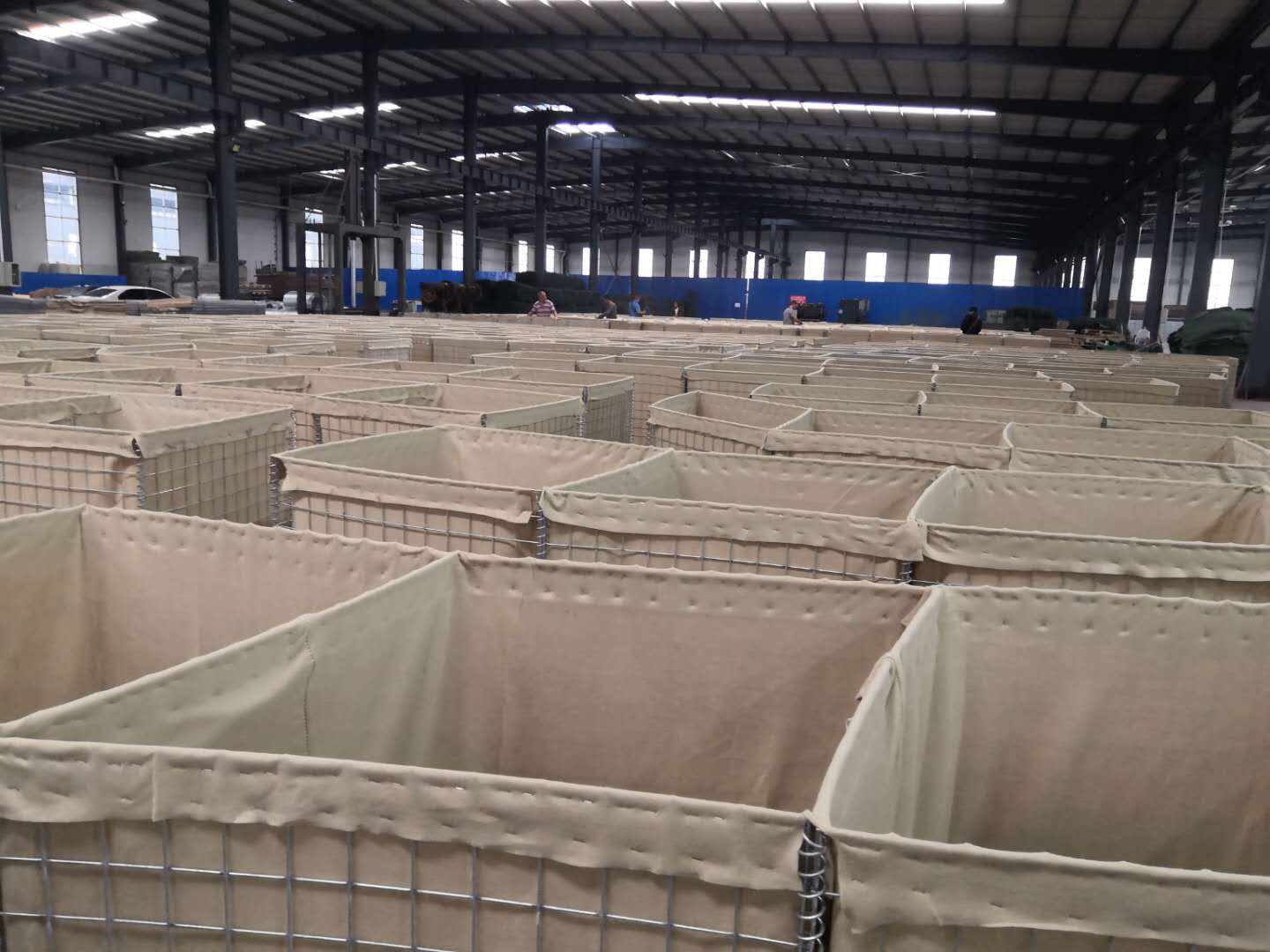 Caja de malla de alambre de gaviones de barrera defensiva de bastión