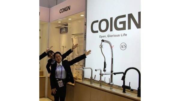 wall mounted basin faucet in modern residential bathroom setting