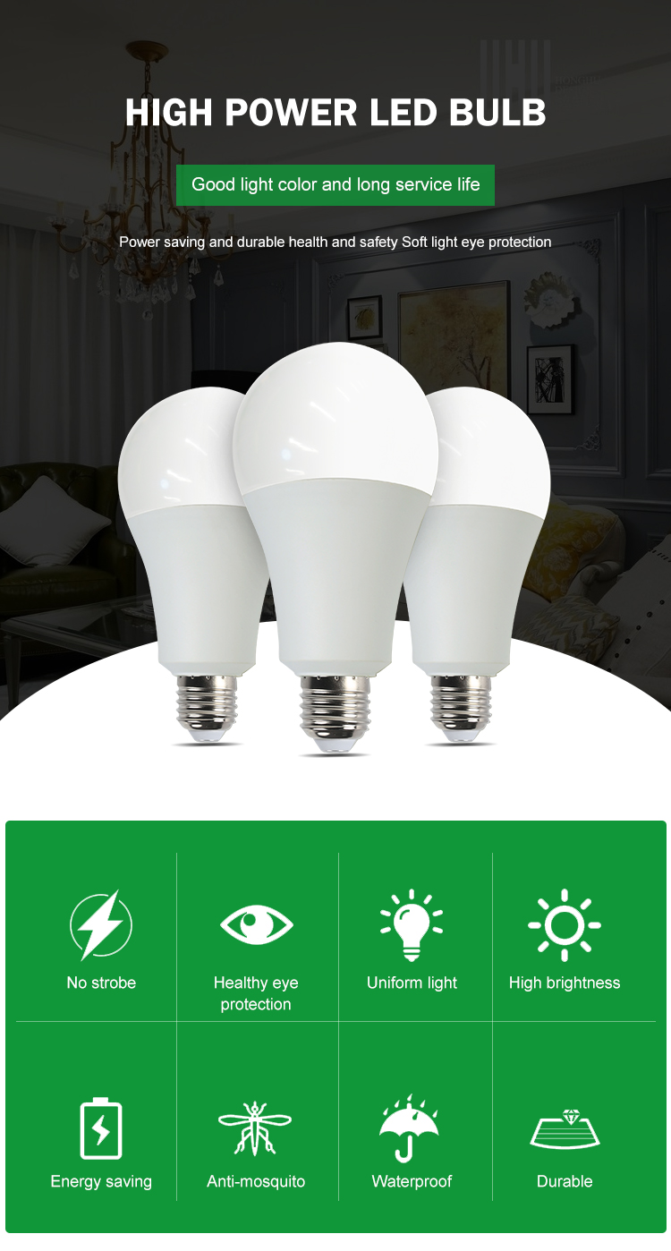 G-Lights جودة جيدة داخلي مكتب المنزل 3W 5W 7W 9W 12W 15W 18W 24W Led Bulb