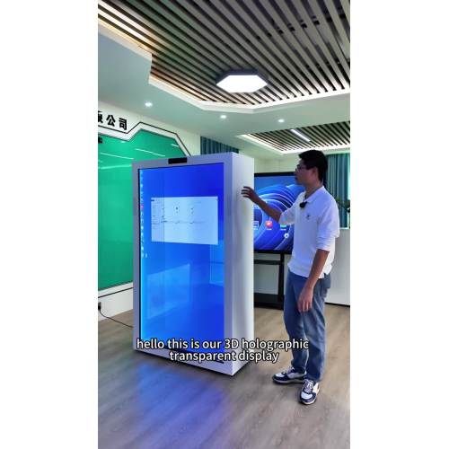 Caja de presentación giratoria holográfica