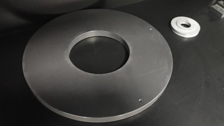 círculos concéntricos de alúmina
