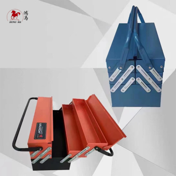 Metal roller cabinet tool trolley with stainless steel working top and tool box with hand tools sets1