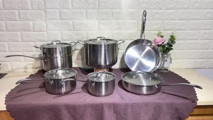 Memasak keluli tahan karat set FH-SS124