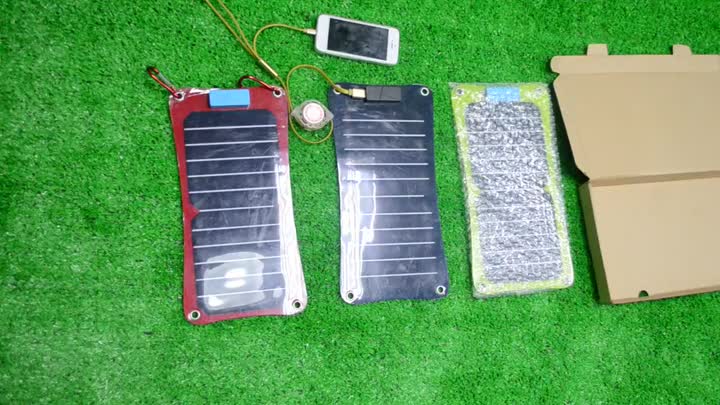 Cargador solar de un solo tablero