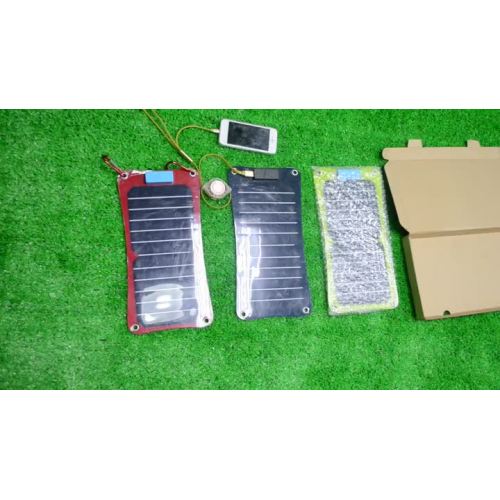 Cargador solar de un solo tablero