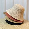 Summer Braided Double-Sided Fisherman Hat for Women - Sun Protection & Foldable Beach Bucket Hat1