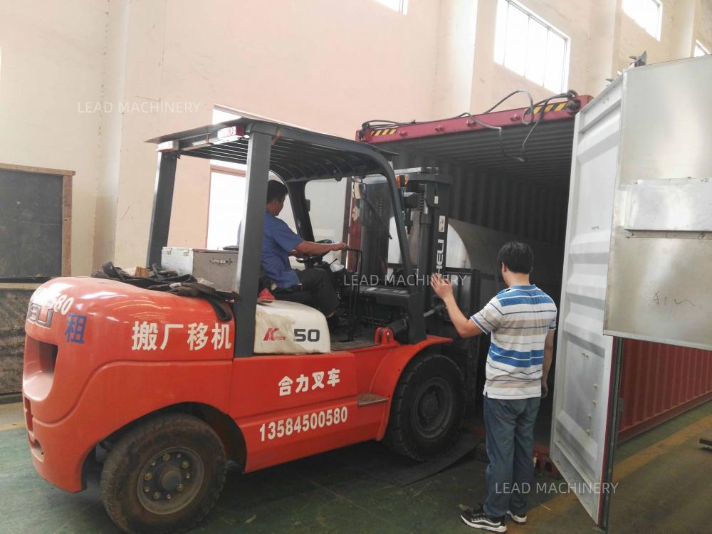 Delivery of hot air furnace