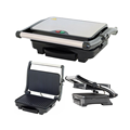 Stainless Steel 2-Slice Electric Panini Press with Non-Stick Coating1