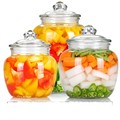 650ml High quality sealed glass storage tank Kitchen food storage glass bottle with lid1