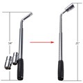 Telescopic Car Tire Wrench L-Type Chrome Vanadium Steel Socket Wrench1