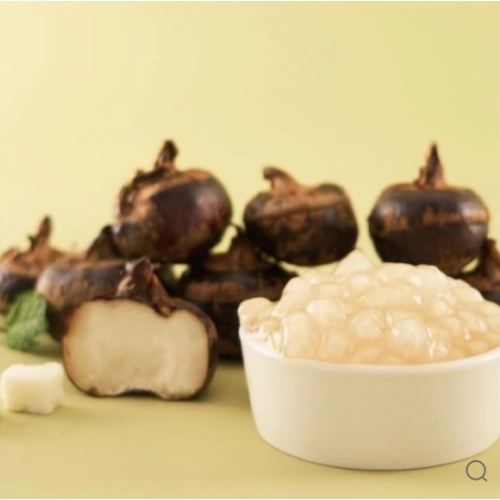 Tapioca sensationnel: Perle de cœur enveloppé de châtaignier enveloppé!