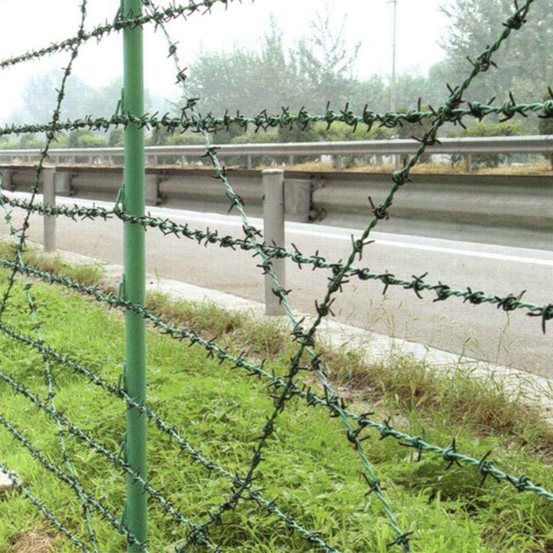 Barbed wire mesh