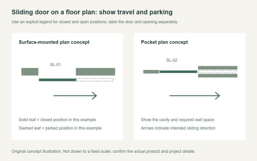 Sliding Door Floor Plan: Review Parking and Daily Routes