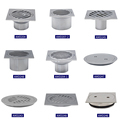 Factory OEM Kitchen & Bathroom Plumbing Solutions: Brass Showers, Clean-Outs, Drain Traps, and Invisible Floor Drains1