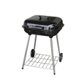 Portable Removable Outdoor Patio Garden Barbecue Trolley Square Charcoal Bbq Grill For Camping1