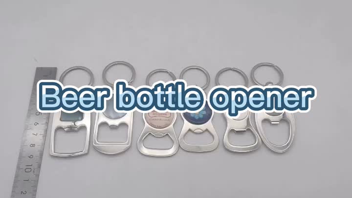 Beer Bottle Opener Keychain