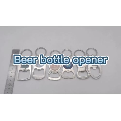 Beer Bottle Opener Keychain