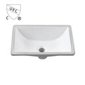 1611 CUPC Bathroom Rectangle Porcelain Lavatory Vanity Undermount Sink1