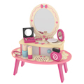 Fashion Princess Wooden Dressing Table Toy Makeup Set with Mirror1