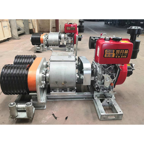 Two sets of 5ton double drum pulling winch delivered to Tanzania