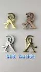 Benutzerdefinierte einfache Modedesign Metall -Buchstabengürtelschnalle