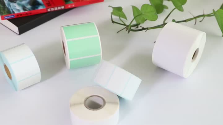Direct Thermal Sensitive Barcode Label Paper on Lolls
