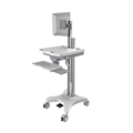 Adjustable Height Tele Medicine Workstation Cart1
