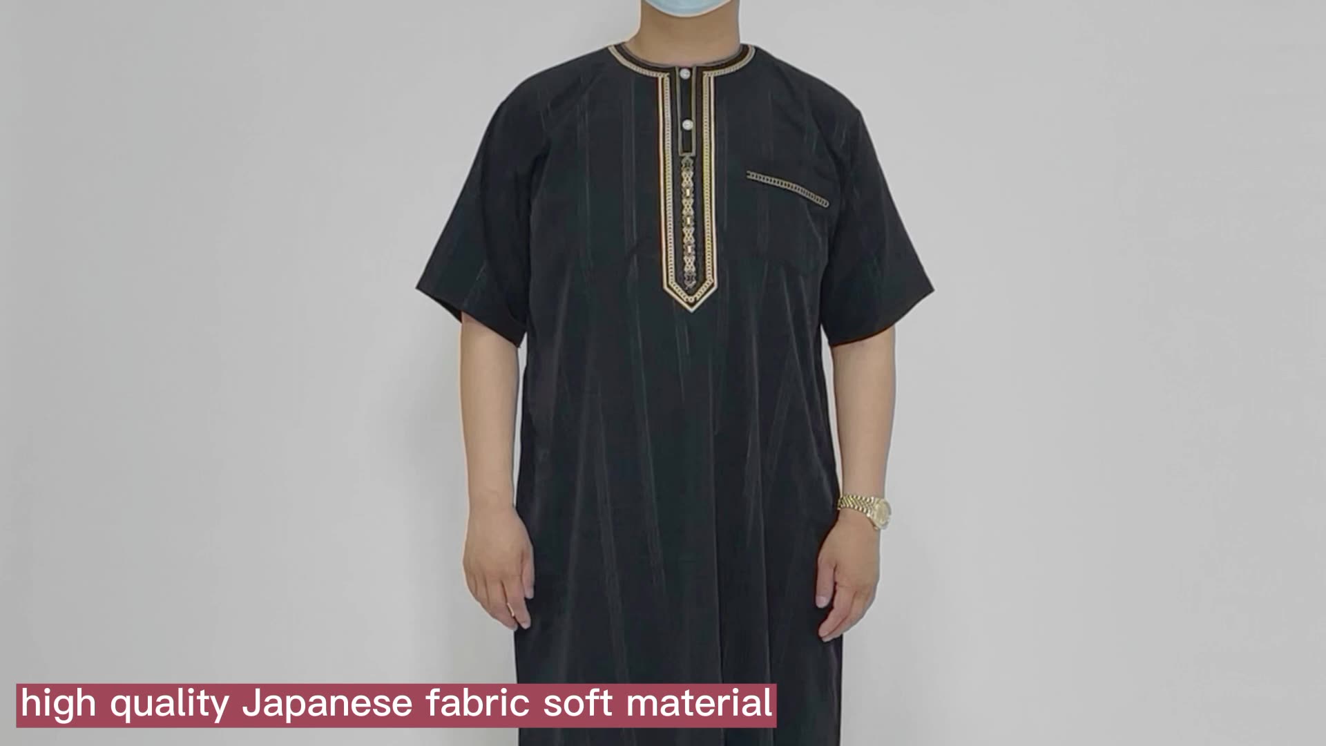 Thobe islamico all&#39;ingrosso per ragazzo indossare abiti musulmani abiti da bambino kaftan per ragazzi jalabiya jubbah boubou boy thobe thawb1